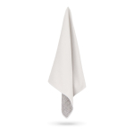 Serviette en RPET à séchage rapide 200 g/m² 30 x 80 cm couleur blanc/gris sixième vue