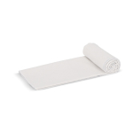 Serviette en RPET à séchage rapide 200 g/m² 70 x 140 cm couleur blanc/gris deuxième vue