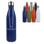 Gourde en acier inoxydable recyclé avec bouchon argenté 750ml