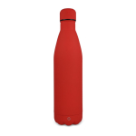 Bouteille en acier inoxydable recyclé avec finition veloutée 750ml couleur rouge