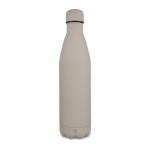 Bouteille en acier inoxydable recyclé avec finition veloutée 750ml couleur beige