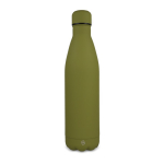 Bouteille en acier inoxydable recyclé avec finition veloutée 750ml couleur vert olive