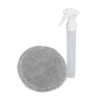 Spray et chiffon de nettoyage pour vitres et toutes surfaces couleur noir troisième vue