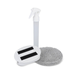 Spray et chiffon de nettoyage pour vitres et toutes surfaces couleur blanc quatrière vue