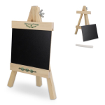 Tableau en chevalet en bois avec craie pour petits messages