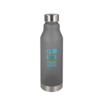 Gourde réutilisable en RPET anti-goutte avec finition givrée 600 ml vue principale