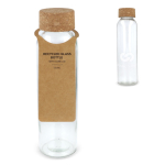 Bouteille classique en verre recyclé avec bouchon en liège 500ml