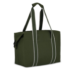 Sac isotherme en RPET à un compartiment avec isolation en aluminium couleur vert olive deuxième vue