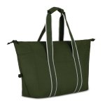 Sac isotherme en RPET à un compartiment avec isolation en aluminium couleur vert olive troisième vue