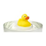 Canard en caoutchouc jaune classique pour le bain couleur jaune cinquième vue