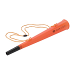 Corne en plastique avec cordon assorti, idéale pour les événements couleur orange deuxième vue