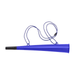 Corne en plastique avec cordon assorti, idéale pour les événements couleur bleu ultramarine première vue