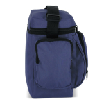 Sac isotherme avec multiples et spacieux compartiments couleur bleu foncé quatrière vue