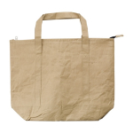 Sac isotherme en papier laminé avec intérieur en aluminium couleur marron première vue