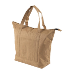 Sac isotherme en papier laminé avec intérieur en aluminium couleur marron huitième vue