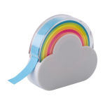 Distributeur en forme de nuage de ruban adhésif coloré couleur blanc deuxième vue