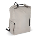Sac à dos enroulable en RPET avec poignée supérieure à boucle 20L couleur gris