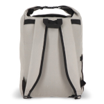 Sac à dos enroulable en RPET avec poignée supérieure à boucle 20L couleur gris cinquième vue