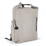 Sac à dos enroulable en RPET avec poignée supérieure à boucle 20L couleur gris sixième vue