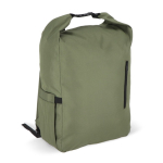 Sac à dos enroulable en RPET avec poignée supérieure à boucle 20L couleur vert olive