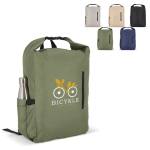 Sac à dos enroulable en RPET avec poignée supérieure à boucle 20L