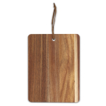 Planche à découper personnalisée en bois d'acacia avec cordelette