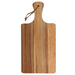 Planche de service en bois d'acacia idéale pour les apéritifs couleur bois