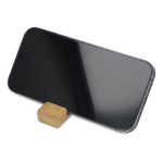 Porte-clés en bambou corde et support multifonction pour téléphone couleur naturel troisième vue