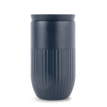 Gobelet isotherme en acier inoxydable avec couvercle à bouton 320 ml couleur bleu