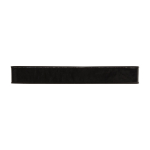 Notes adhésives couverture rigide avec papiers de différentes tailles couleur noir quatrième vue