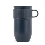 Mug isotherme en acier inoxydable avec petite anse 280ml couleur bleu