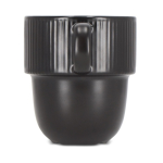 Tasse en porcelaine avec petite anse supérieure 270ml couleur noir cinquième vue