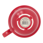 Tasse en porcelaine avec petite anse supérieure 270ml couleur rouge septième vue