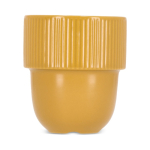 Tasse en porcelaine avec petite anse supérieure 270ml couleur jaune quatrière vue