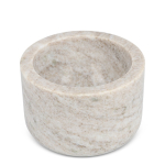 Mortier en marbre travertin résistant de la marque Segaform couleur beige troisième vue