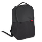 Sac à dos pour PC en jacquard et PU avec sangle pour trolley 15,6” couleur noir