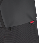 Sac à dos pour PC en jacquard et PU avec sangle pour trolley 15,6” couleur noir sixième vue