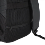 Sac à dos pour PC en jacquard et PU avec sangle pour trolley 15,6” couleur noir septième vue