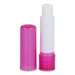 Baume à lèvres en matériaux recyclés dans plusieurs coloris couleur rose transparent