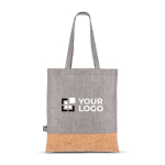 Tote bag en RPET avec base en liège et capacité de 10 kg vue principale