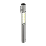Lampe à technologie COB avec aimant et clip métallique couleur argenté septième vue