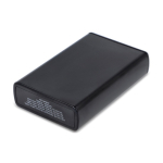 Powerbank à charge rapide avec deux ports différents 10.000 mAh couleur noir troisième vue