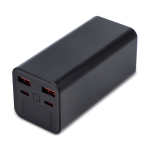 Powerbank à charge rapide avec deux ports différents 20.000 mAh couleur noir deuxième vue