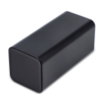 Powerbank à charge rapide avec deux ports différents 20.000 mAh couleur noir troisième vue