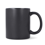 Tasse en céramique avec finition mate et contour brillant 350 ml couleur noir deuxième vue