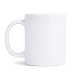 Tasse en céramique avec finition mate et contour brillant 350 ml couleur blanc quatrière vue