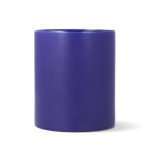 Tasse en céramique avec finition mate et contour brillant 350 ml couleur bleu foncé troisième vue