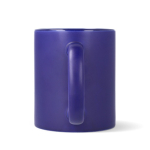 Tasse en céramique avec finition mate et contour brillant 350 ml couleur bleu foncé cinquième vue