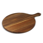Planche en bois d'acacia idéal pour pizzas, sandwiches et tapas couleur bois deuxième vue