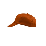 Casquette classique coton, 5 panneaux, avec fermeture en plastique deuxième vue